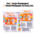 Pet Balloon Durable Newspaper Dog Toy Crinkle Chew for Boredom Relief Thickened Durable Teeth Cleaning Realistic Crinkle Safe Non Toxic Washable Quick Dry Interactive Play