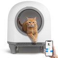 Warcat Smart Low-Noise Auto-Cleaning Litter Box 90L Self Cleaning Cat Litter Box App-Controlled via 2.4G Wifi with Smart Sensors, Safety Protection, Easy Maintenance, Easy Setup & Clean #Summeressentials #Tiktokshopdealsforyoudays #Tiktokshopmemorialday